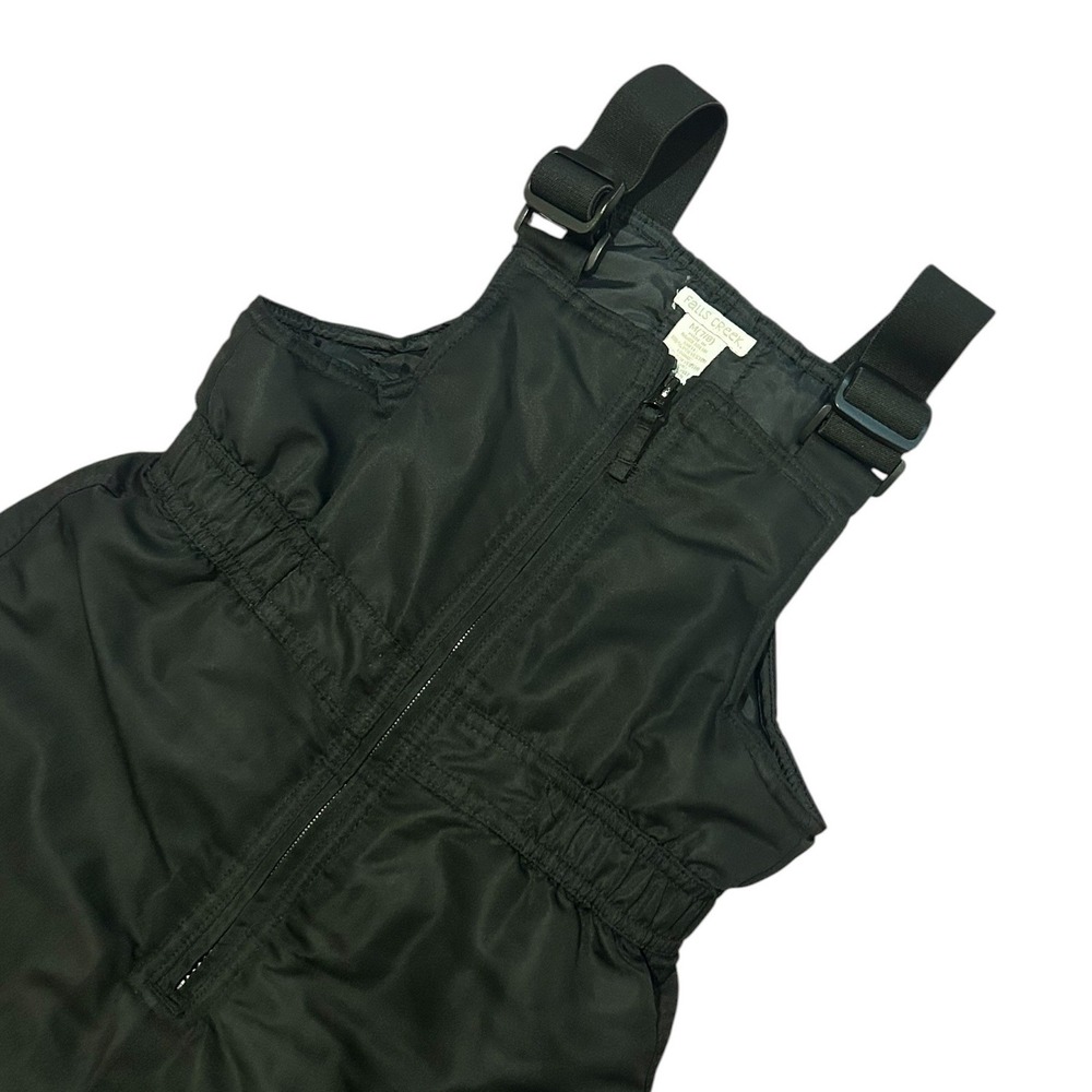 Falls Creek Kids Snow Bibs Winter Insulated Black Overalls M 7/8